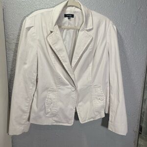 Rafaella Cream Women's Blazer
